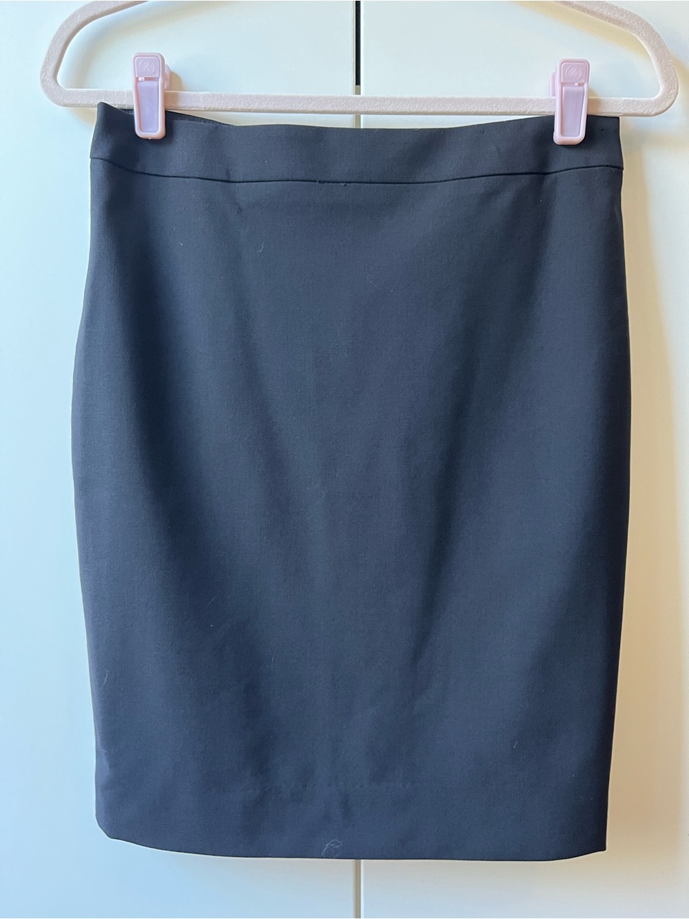 Banana Republic Lightweight Wool Pencil Skirt Suit Office Work Size 2 Black